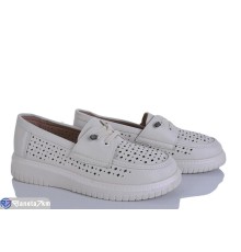 Туфлі жіночі на літо (8 пар р.36-41) бежевий  "LEVLU"