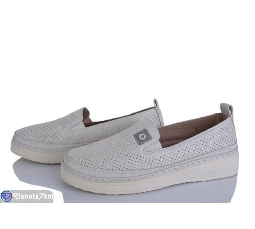 Туфлі жіночі на літо (8 пар р.36-41) бежевий  "LEVLU"