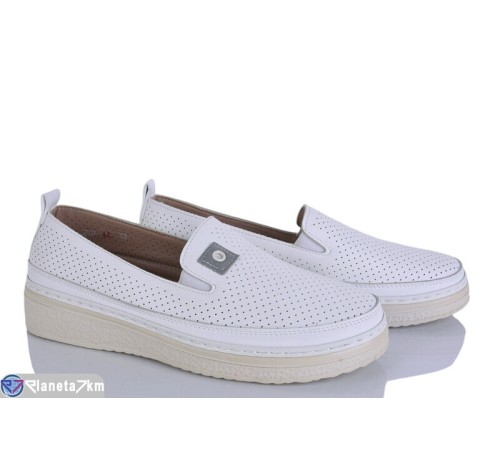 Туфлі жіночі на літо (8 пар р.36-41) білий  "LEVLU"