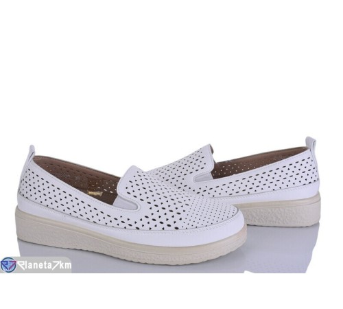 Туфлі жіночі на літо (8 пар р.36-41) білий  "LEVLU"