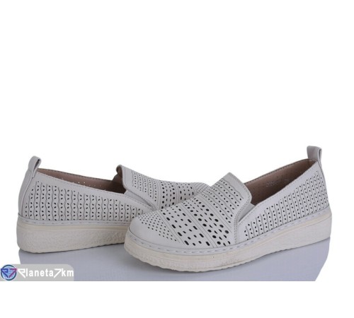 Туфлі жіночі на літо (8 пар р.36-41) бежевий  "LEVLU"