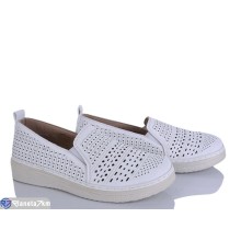 Туфлі жіночі на літо (8 пар р.36-41) білий  "LEVLU"