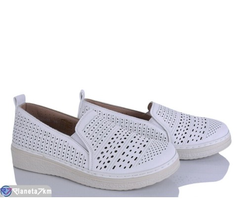 Туфлі жіночі на літо (8 пар р.36-41) білий  "LEVLU"