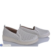 Туфлі жіночі на літо (8 пар р.36-41) бежевий  "LEVLU"