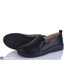 Туфлі жіночі на літо (8 пар р.36-41) чорний  "LEVLU"