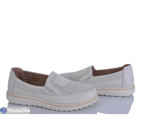 Туфлі жіночі на літо (8 пар р.36-41) бежевий  "LEVLU"