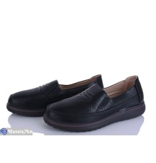 Туфлі жіночі на літо (8 пар р.36-41) чорний  "LEVLU"