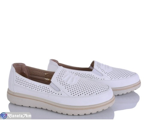 Туфлі жіночі на літо (8 пар р.36-41) білий  "LEVLU"