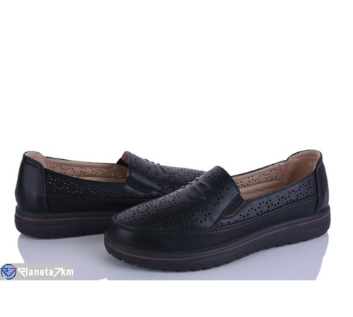 Туфлі жіночі на літо (8 пар р.36-41) чорний  "LEVLU"