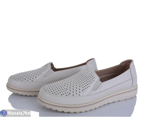 Туфлі жіночі на літо (8 пар р.36-41) коричневий  "LEVLU"