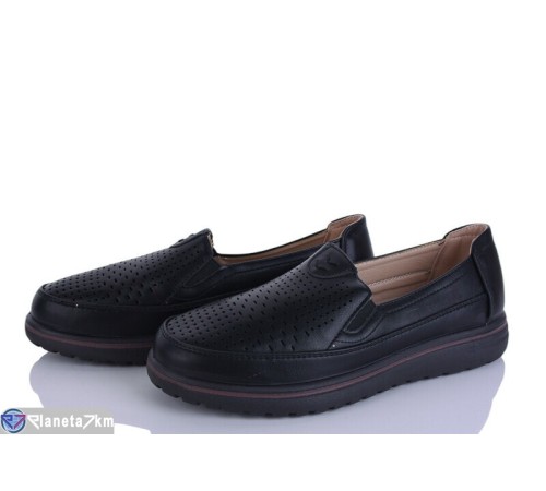 Туфлі жіночі на літо (8 пар р.36-41) чорний  "LEVLU"