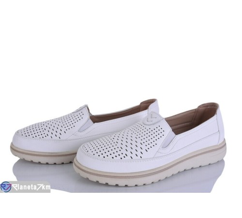 Туфлі жіночі на літо (8 пар р.36-41) білий  "LEVLU"