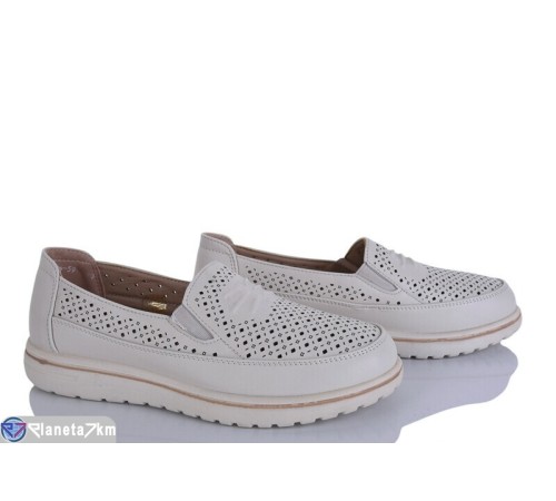 Туфлі жіночі на літо (8 пар р.36-41) коричневий  "LEVLU"