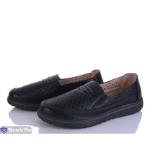 Туфлі жіночі на літо (8 пар р.36-41) чорний  "LEVLU"