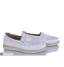 Туфлі жіночі на літо (8 пар р.36-41) білий  "LEVLU"