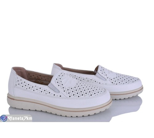 Туфлі жіночі на літо (8 пар р.36-41) білий  "LEVLU"