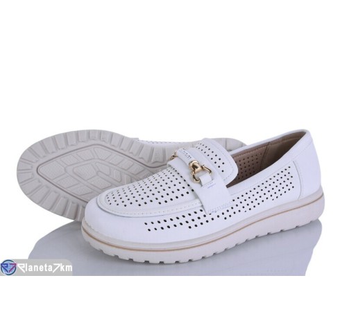 Туфлі жіночі на літо (8 пар р.36-41) білий  "LEVLU"