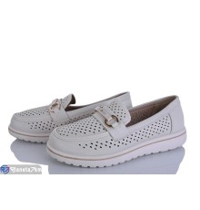 Туфлі жіночі на літо (8 пар р.36-41) коричневий  "LEVLU"