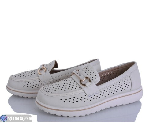 Туфлі жіночі на літо (8 пар р.36-41) коричневий  "LEVLU"