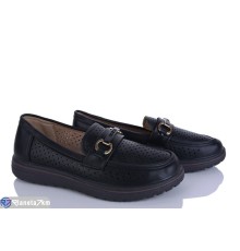 Туфлі жіночі на літо (8 пар р.36-41) чорний  "LEVLU"