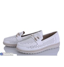 Туфлі жіночі на літо (8 пар р.36-41) білий  "LEVLU"