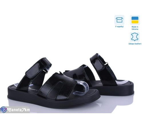 Шлепки жіночі на літо (8 пар р.36-41) чорний  "FOX"