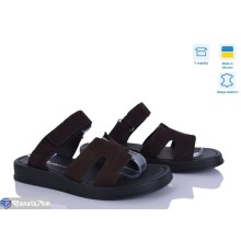 Шлепки жіночі на літо (8 пар р.36-41) коричневий  "FOX"