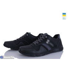 Кросівки чоловічі на весну/осінь (8 пар р.40-45) чорний  "OLLA"