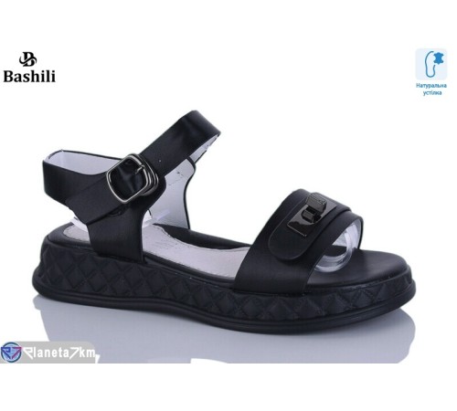 Дитячі босоніжки на літо (8 пар р.32-37) чорний  "Башили"