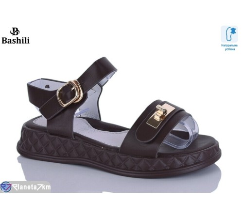 Дитячі босоніжки на літо (8 пар р.32-37) коричневий  "Башили"