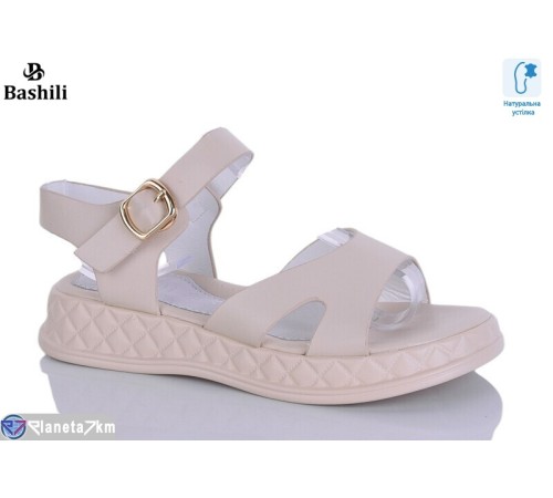 Дитячі босоніжки на літо (8 пар р.32-37) бежевий  "Башили"