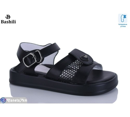 Дитячі босоніжки на літо (8 пар р.32-37) чорний  "Башили"