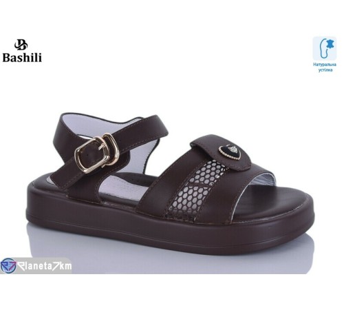 Дитячі босоніжки на літо (8 пар р.32-37) коричневий  "Башили"
