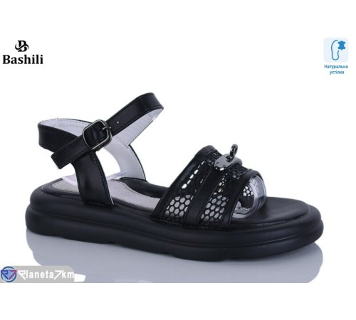 Дитячі босоніжки на літо (8 пар р.32-37) чорний  "Башили"