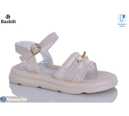 Дитячі босоніжки на літо (8 пар р.32-37) бежевий  "Башили"