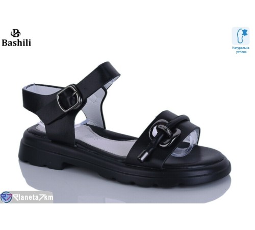 Дитячі босоніжки на літо (8 пар р.32-37) чорний  "Башили"
