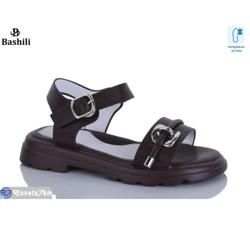 Дитячі босоніжки на літо (8 пар р.32-37) коричневий  "Башили"