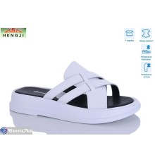 Шлепки жіночі на літо (8 пар р.36-41) білий  "HENGJI-ELENA"