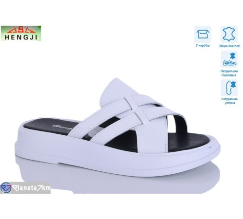 Шлепки жіночі на літо (8 пар р.36-41) білий  "HENGJI-ELENA"