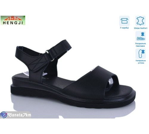 Босоніжки жіночі на літо (8 пар р.36-41) чорний  "HENGJI-ELENA"