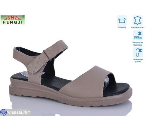 Босоніжки жіночі на літо (8 пар р.36-41) коричневий  "HENGJI-ELENA"