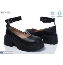 Туфлі жіночі на весну/осінь (8 пар р.36-41) чорний  "Latifa"