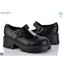 Туфлі жіночі на весну/осінь (8 пар р.36-41) чорний  "Latifa"