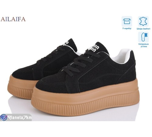 Кросівки жіночі на весну/осінь (8 пар р.36-41) чорний  "Latifa"