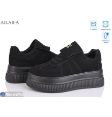 Кросівки жіночі на весну/осінь (8 пар р.36-41) чорний  "Latifa"