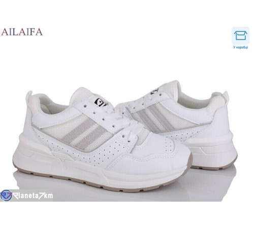 Кросівки жіночі на весну/осінь (8 пар р.36-41) білий  "Latifa"