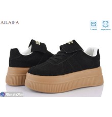 Кросівки жіночі на весну/осінь (8 пар р.36-41) чорний  "Latifa"