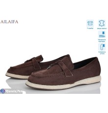 Туфлі жіночі на весну/осінь (8 пар р.36-41) коричневий  "Latifa"