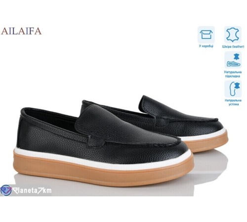 Туфлі жіночі на весну/осінь (8 пар р.36-41) чорний  "Latifa"