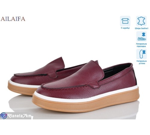 Туфлі жіночі на весну/осінь (8 пар р.36-41) бордовий  "Latifa"